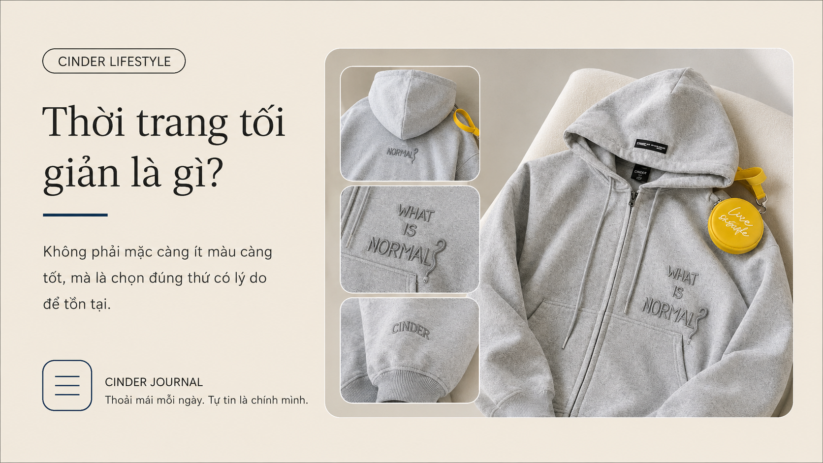 Thời trang tối giản là gì? Không phải mặc càng ít màu càng tốt