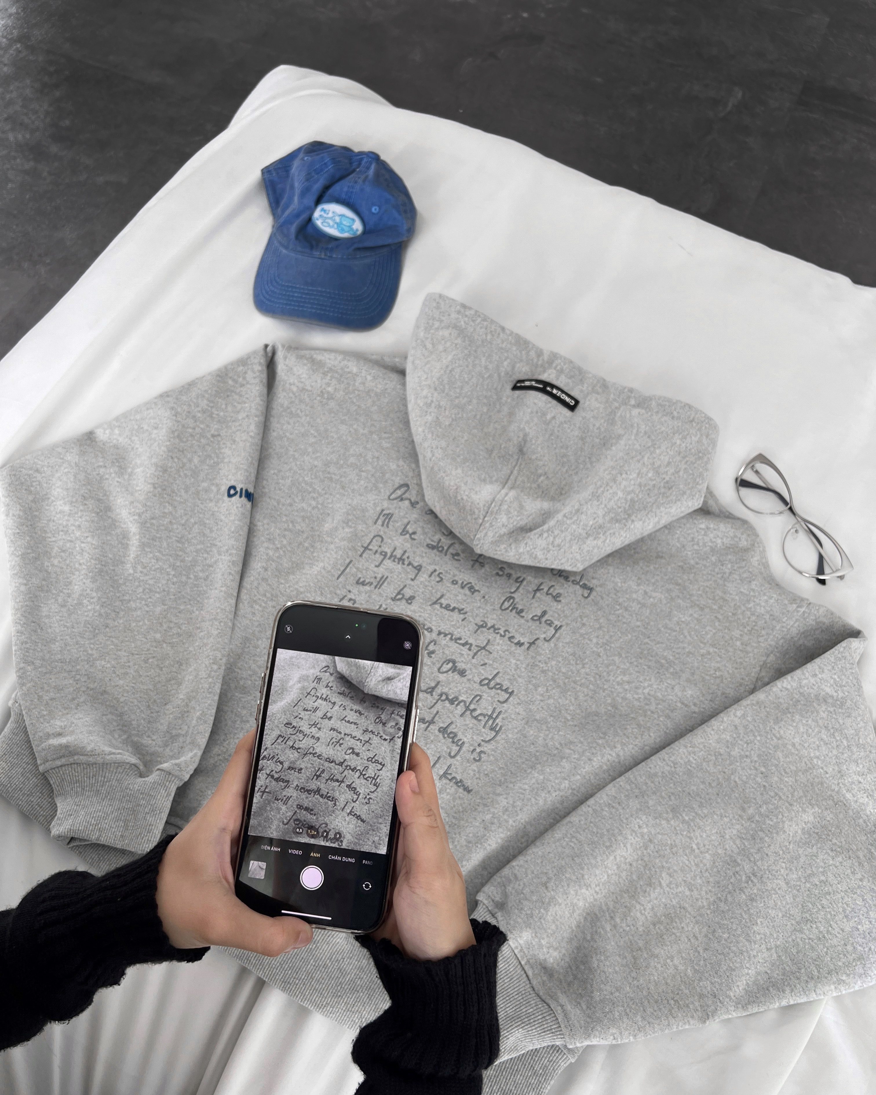 Portrait - Hoodie Zip Boxy
