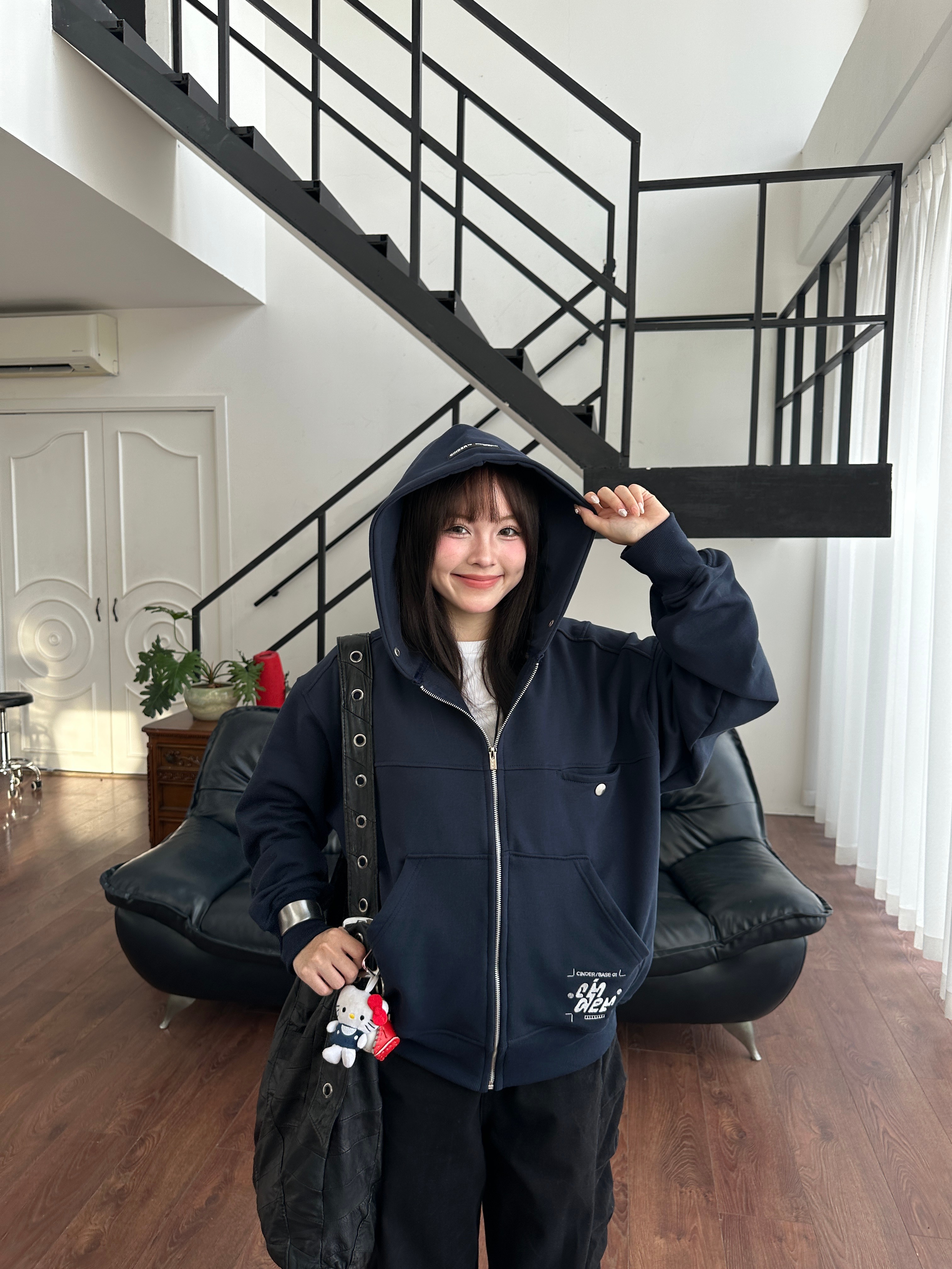 Base - Hoodie Zip Boxy