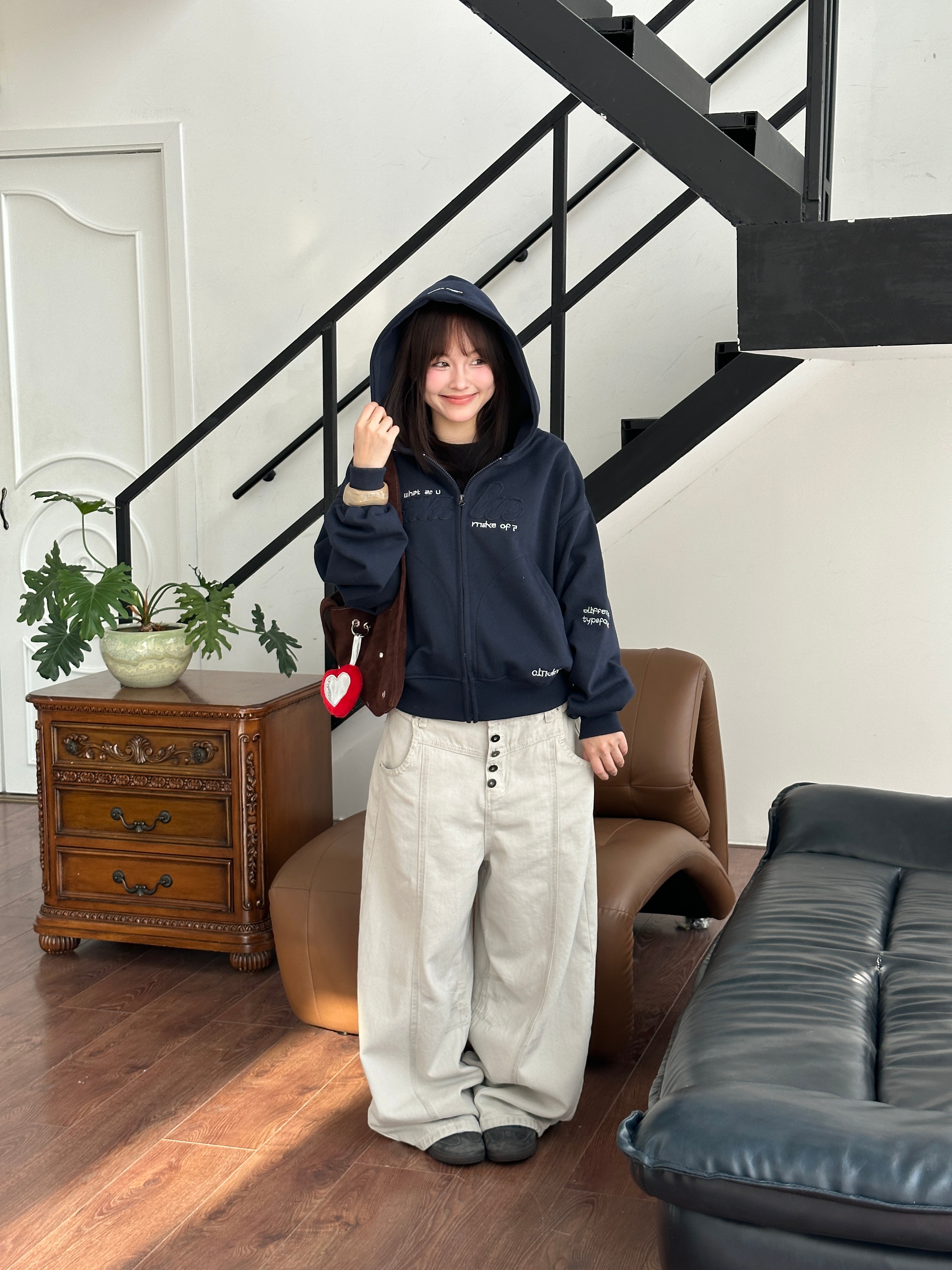 Within - Hoodie Zip Boxy