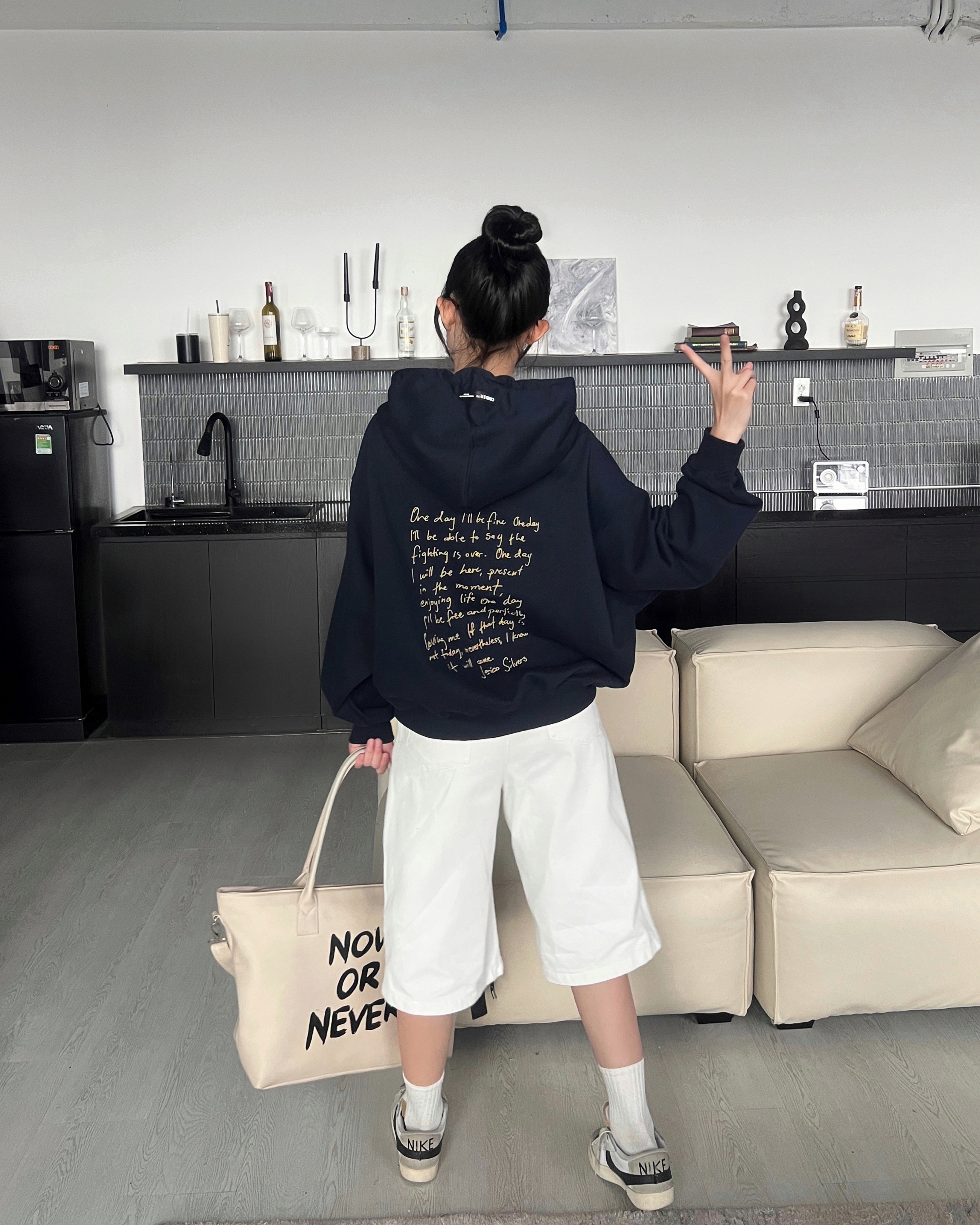 Portrait - Hoodie Zip Boxy
