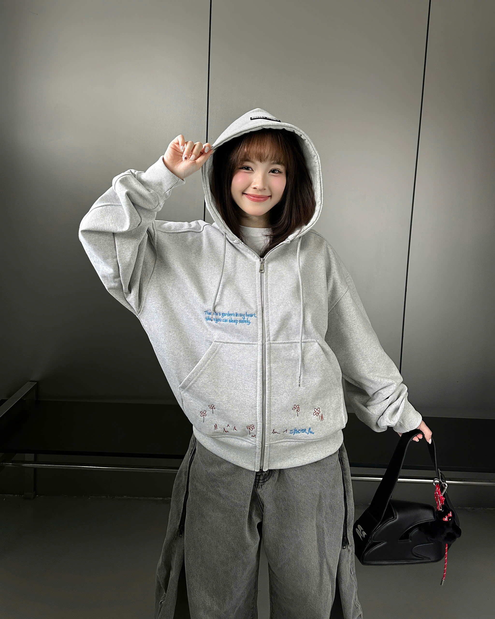 Garden - Hoodie Zip Boxy