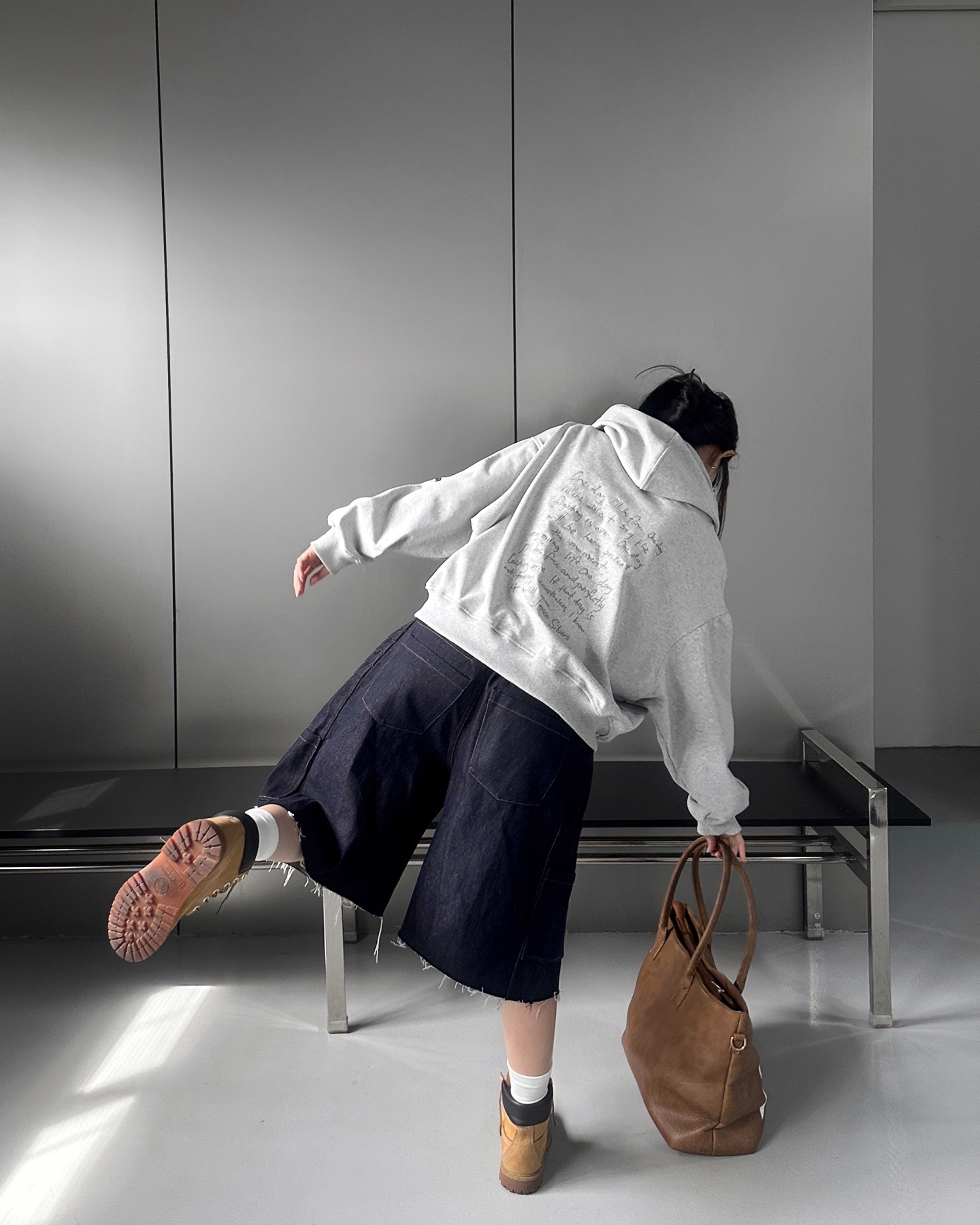 Portrait - Hoodie Zip Boxy