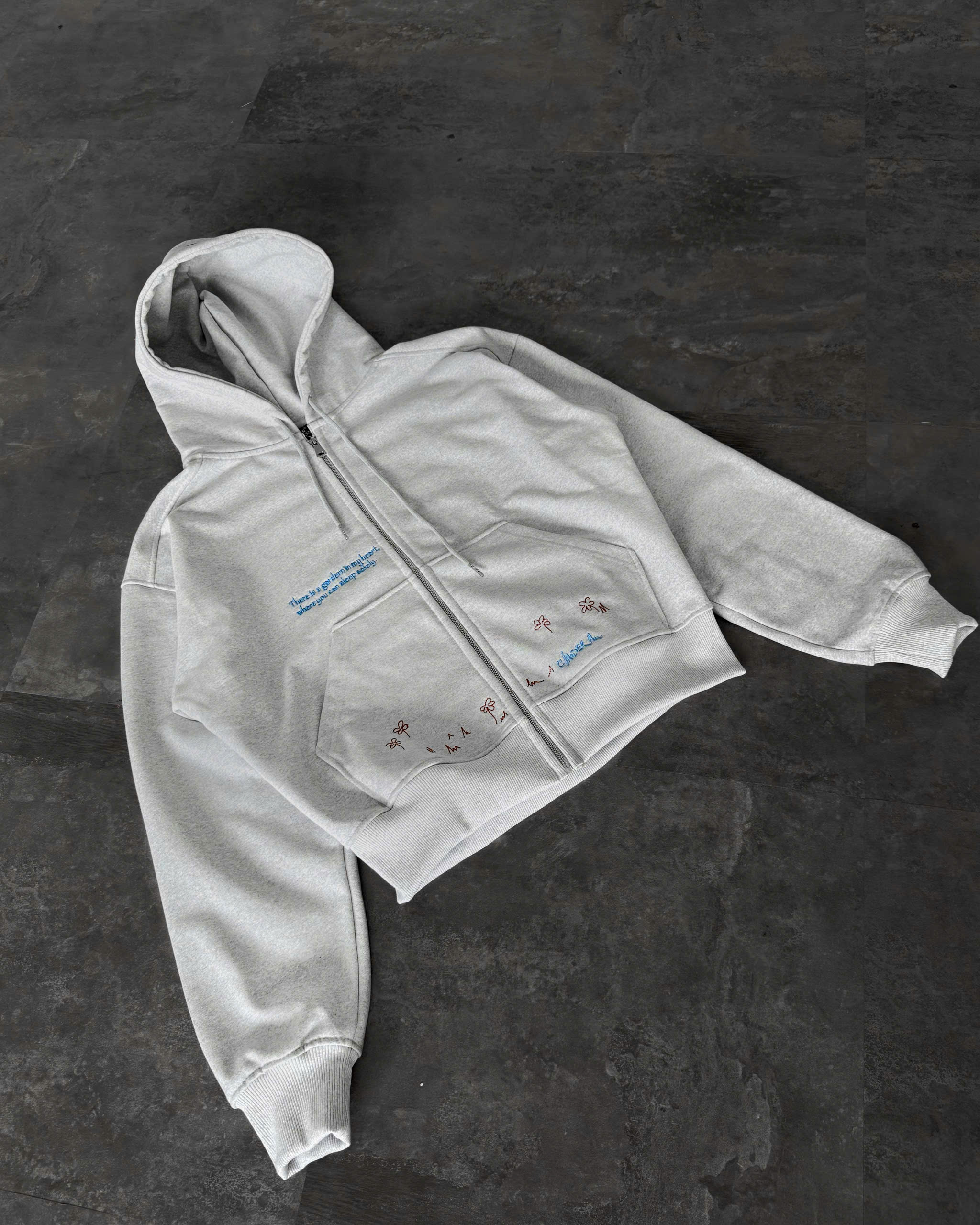 Garden - Hoodie Zip Boxy