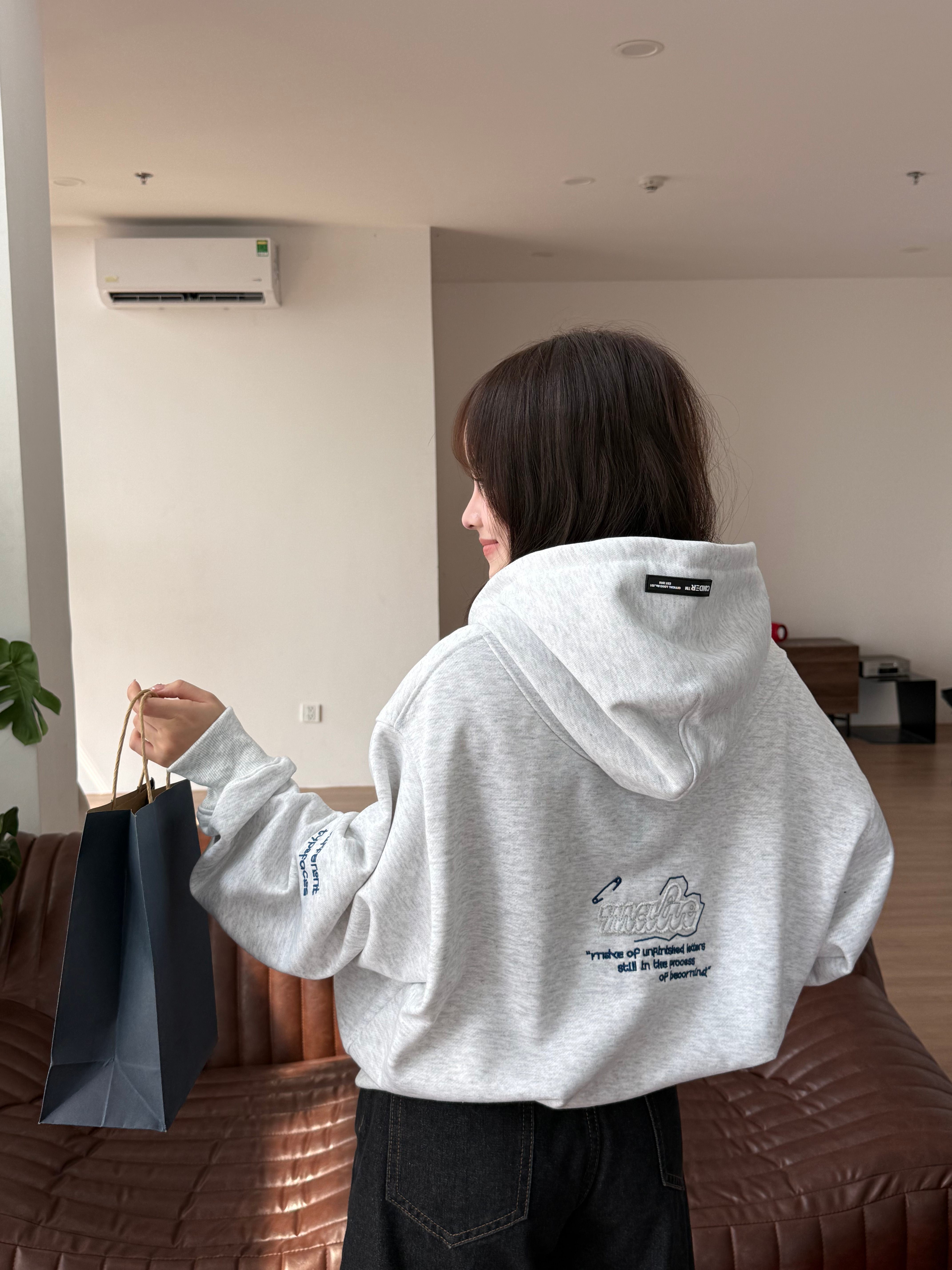 Make - Hoodie Zip Boxy