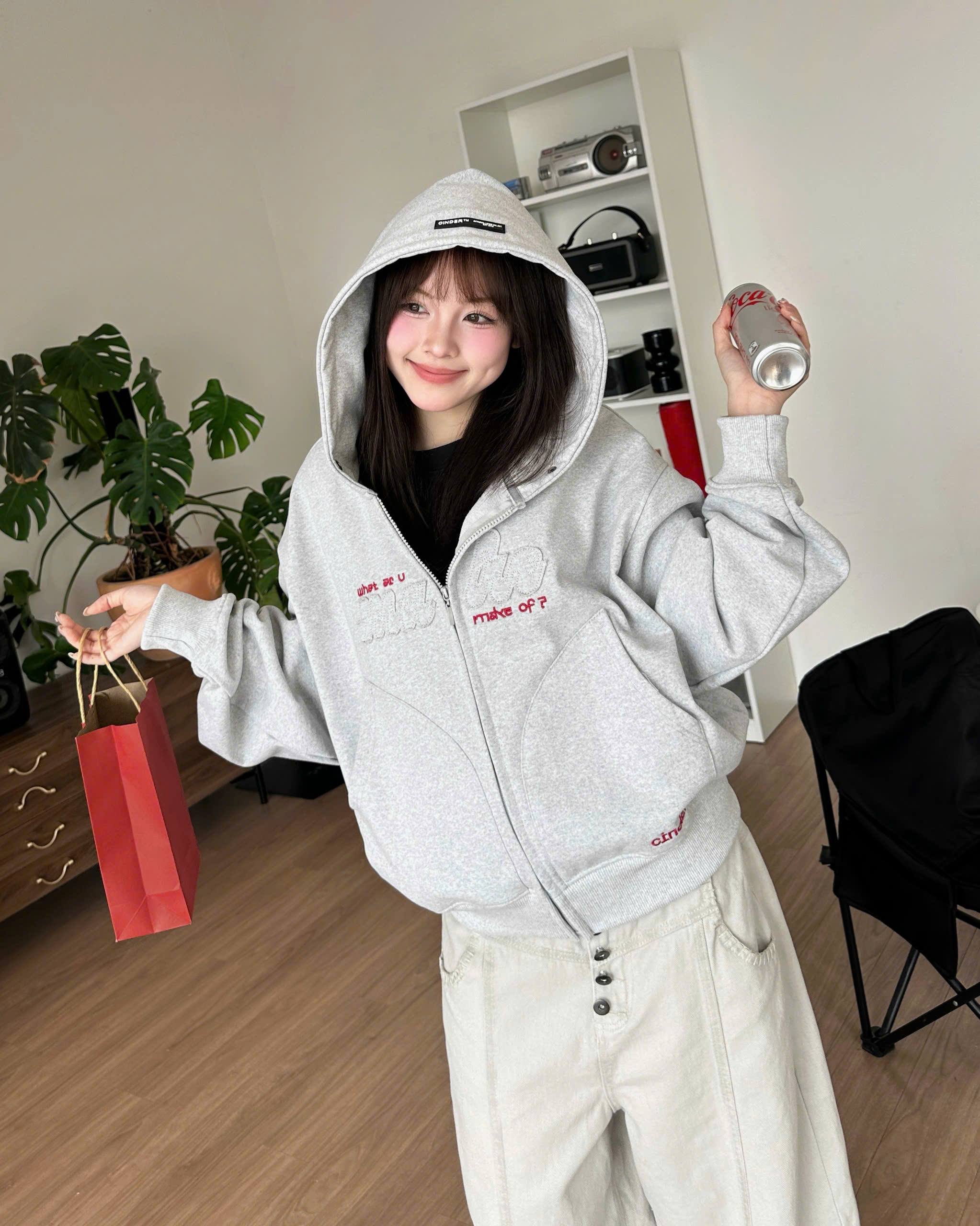 Make - Hoodie Zip Boxy