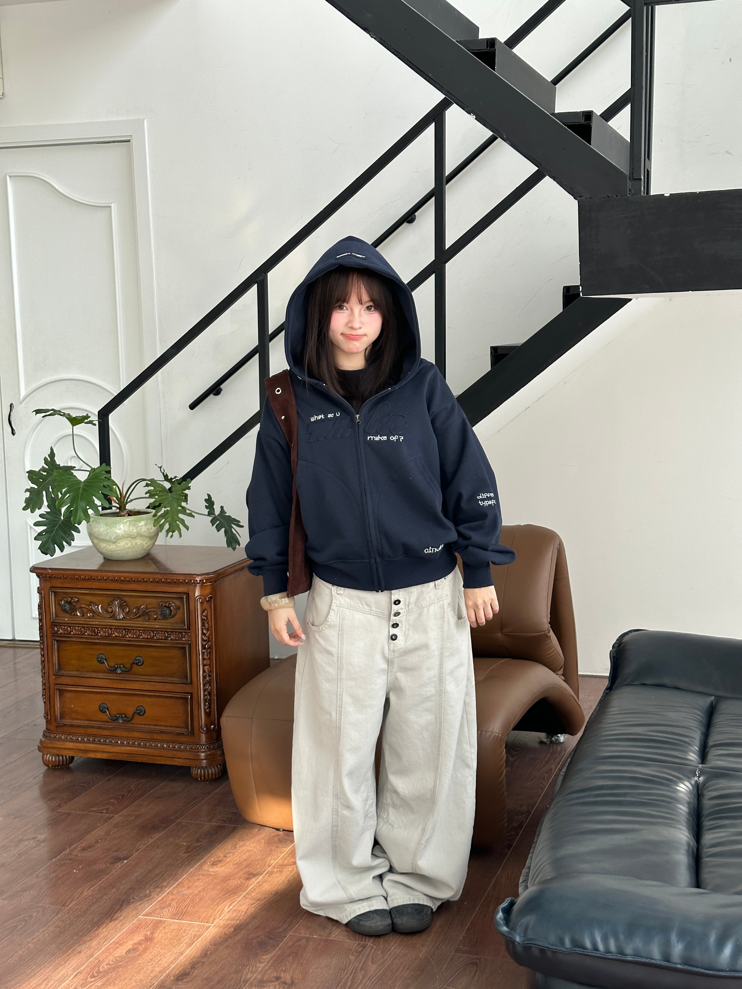 Within - Hoodie Zip Boxy